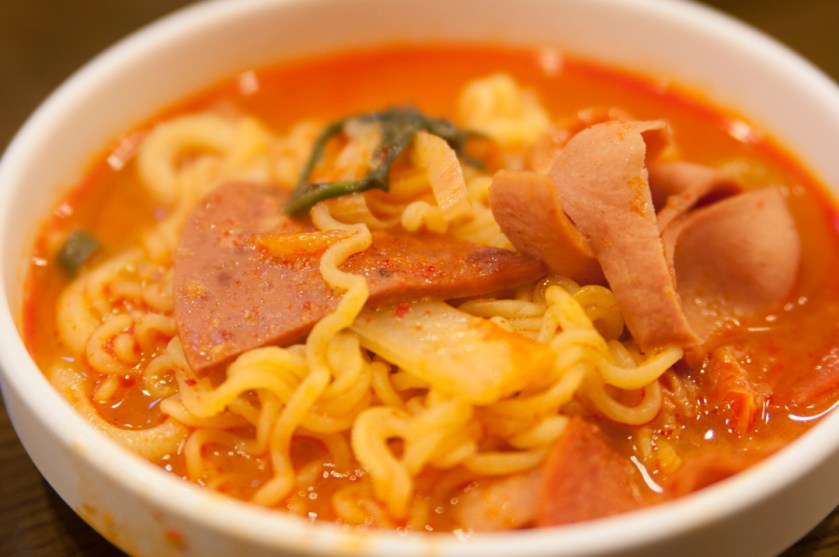 Norbu Budae Jjigae in dish