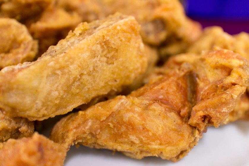 Light and crispy. Not a delicate kind of crispy.