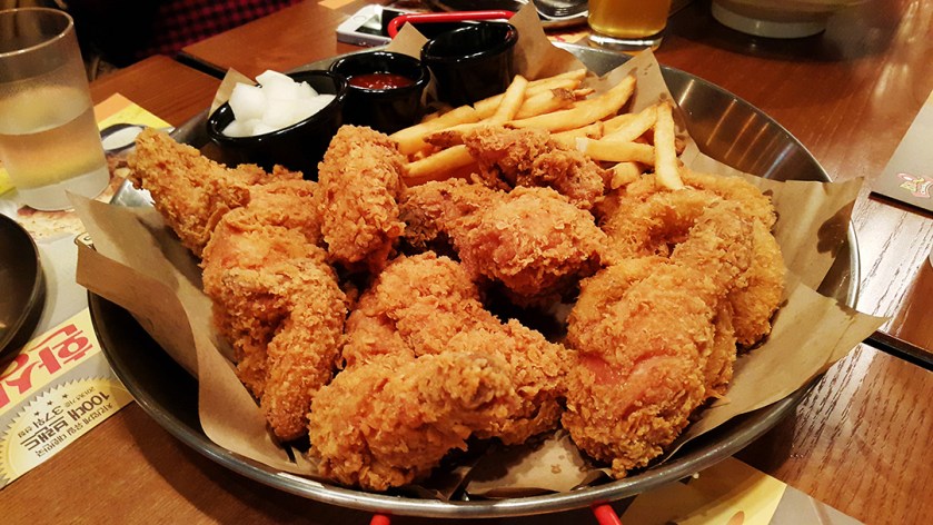 bbq chicken olive plate