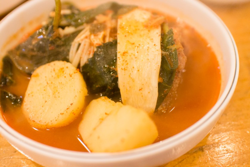 평창할마이집 감자탕 in a dish gamjatang
