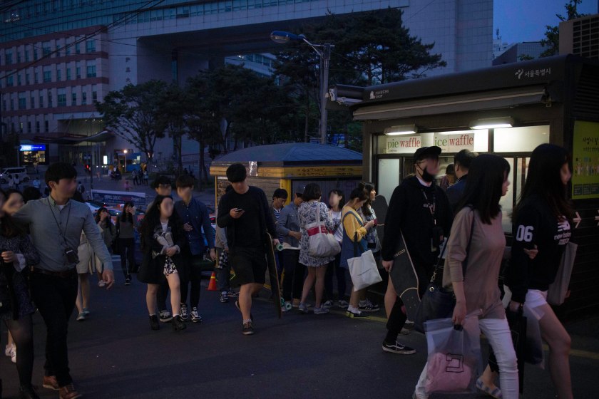 Hongdae Ice Cream Waffle Shack