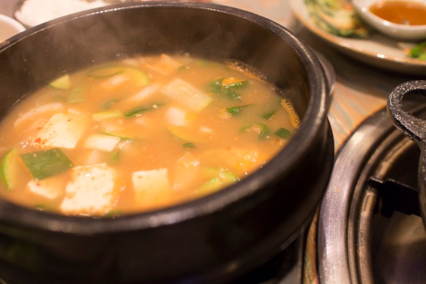 Masan Agujjim 마산아구찜 된장찌개 fermented soy bean past stew