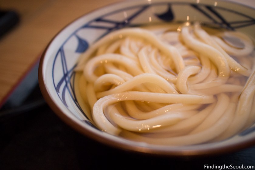 Marukame Udon 마루가메 제면 - 가케 우동 Kake Udon Plain